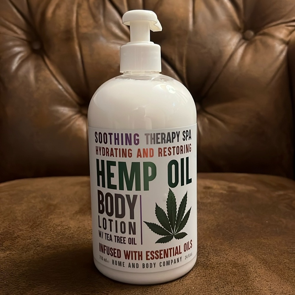Home and Body Company 24 oz Hemp Oil Body Lotion with tea tree oil